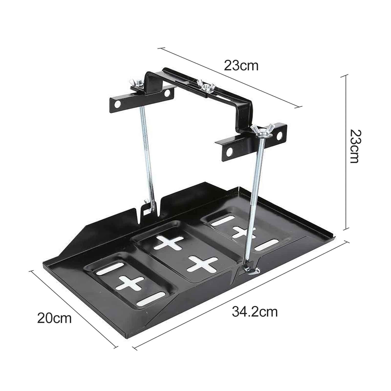 Youyijia Standhalterung Batterieträger Auto Batteriehalter 12V Universal Kfz