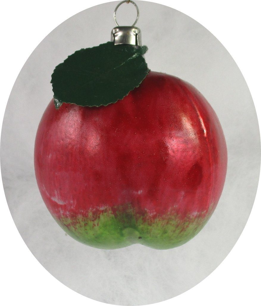 Nostalgie Christbaumschmuck Thüringen Christbaumschmuck Nostalgischer Apfel und Birne (2-tlg), "Nostalgischer Apfel und Birne"