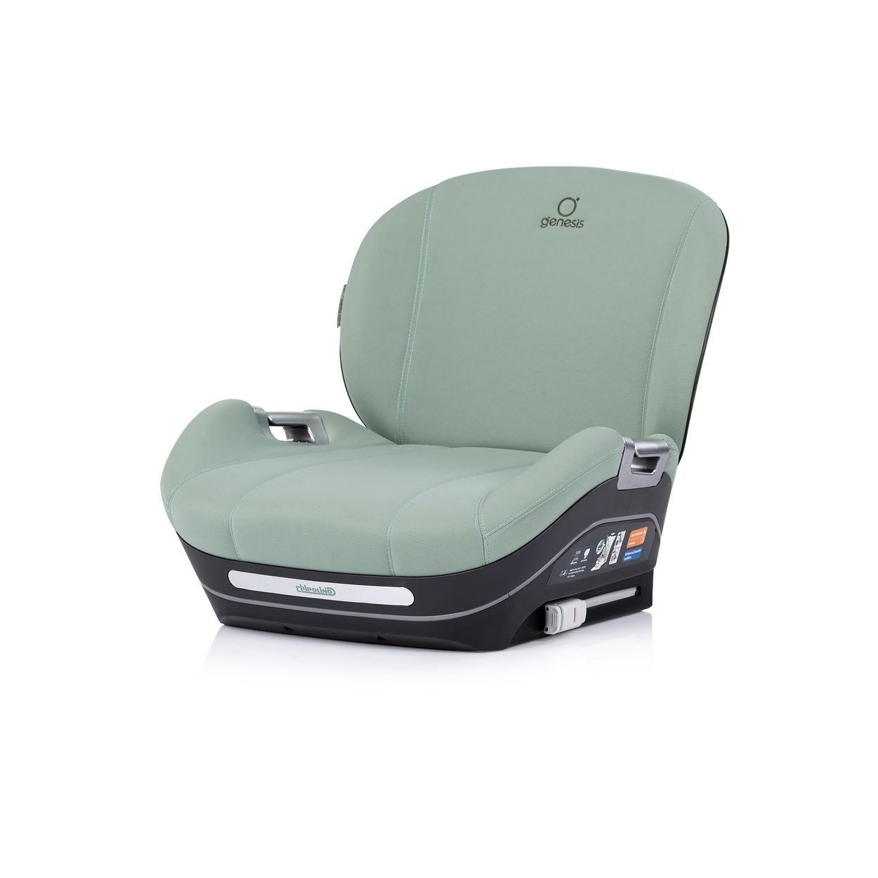 Chipolino Kindersitzerhöhung Genesis Isofix 125-150 cm, ab: 6, bis: 12, i-Size, Rückenlehne, Sitzerhöhung der Gruppe 3 (22 - 36 kg), schneller – Bild 2 von 5