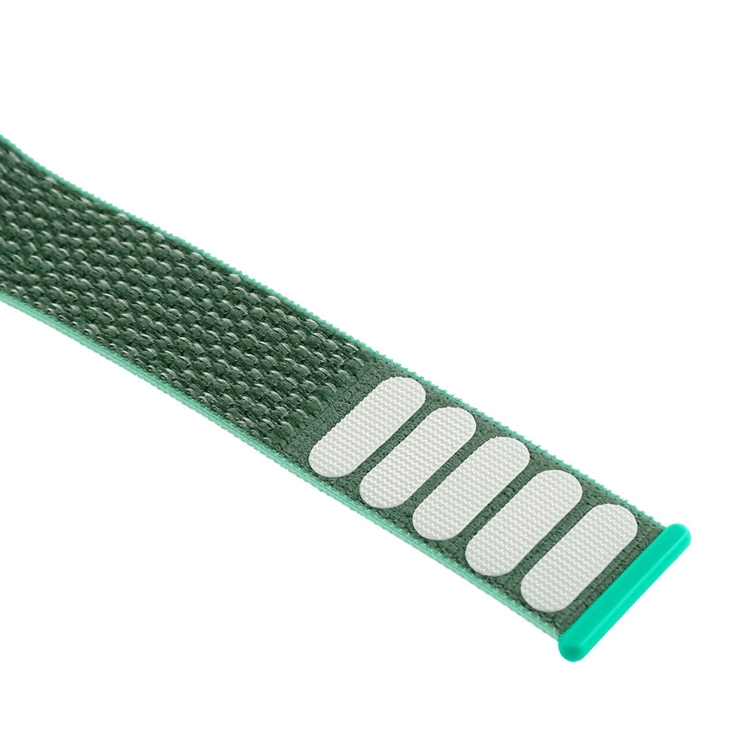 38 mm Grün Armband Gras Loop mm, Design Nylon 40 Arm 41 Band König Smartwatch-Armband mm / Sport /