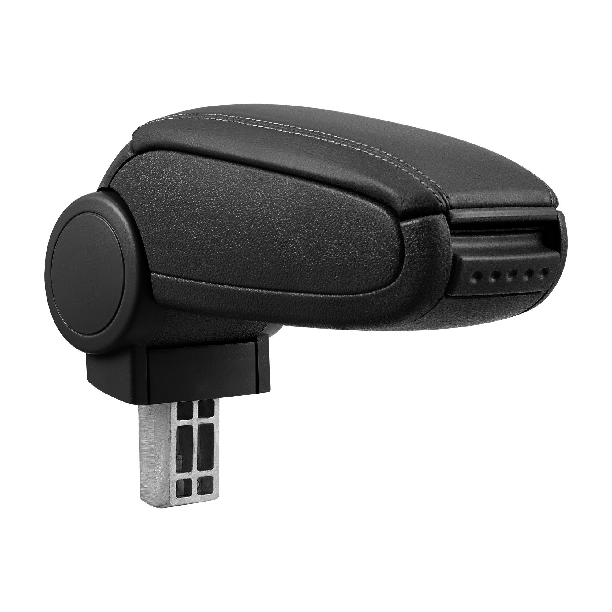 pro.tec Armlehne, Opel Corsa F (2019) mit Fach Kunstleder Schwarz mit schwarzen Nähten