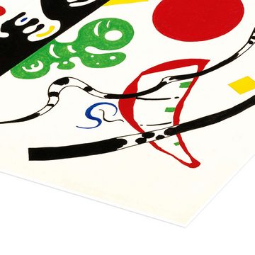 Posterlounge Poster Wassily Kandinsky, Reciproque, Malerei