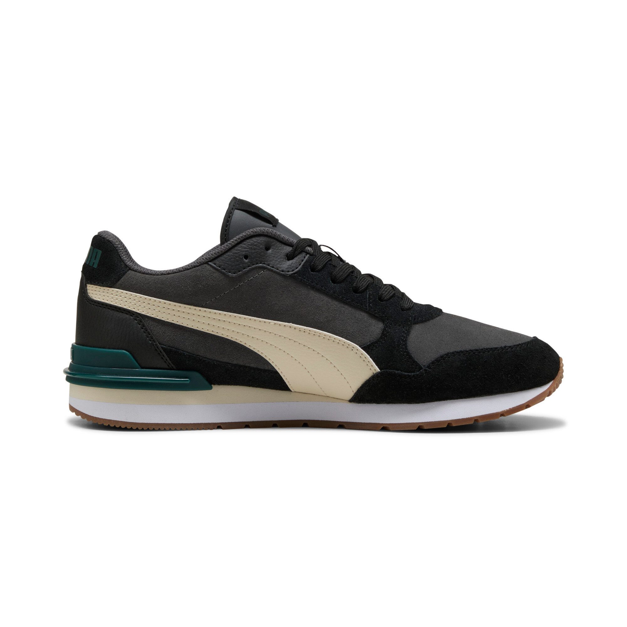 PUMA ST RUNNER V4 SD Sneaker mit Retro-Style, aus Leder, mit SOFTFOAM+ Einlegesohle