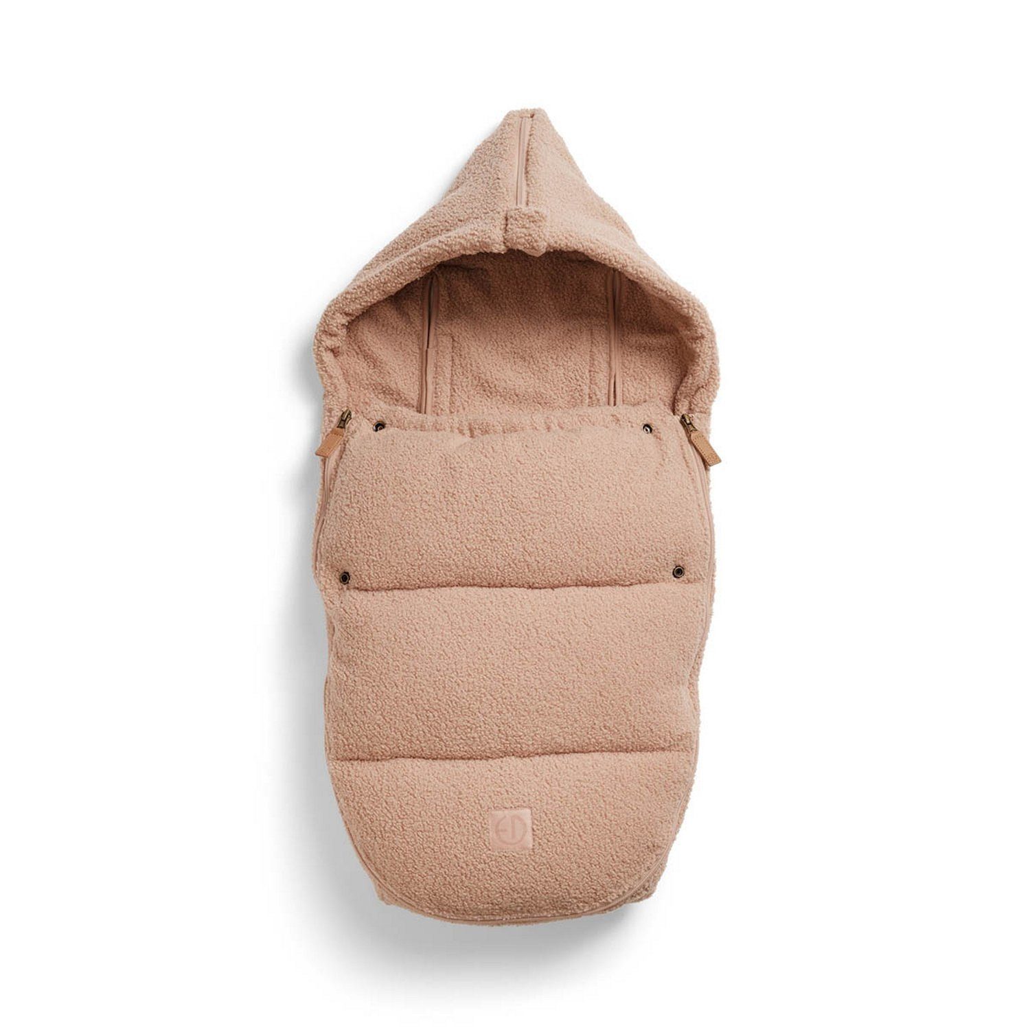 Fußsack Fußsack für Autositz - Pink Bouclé