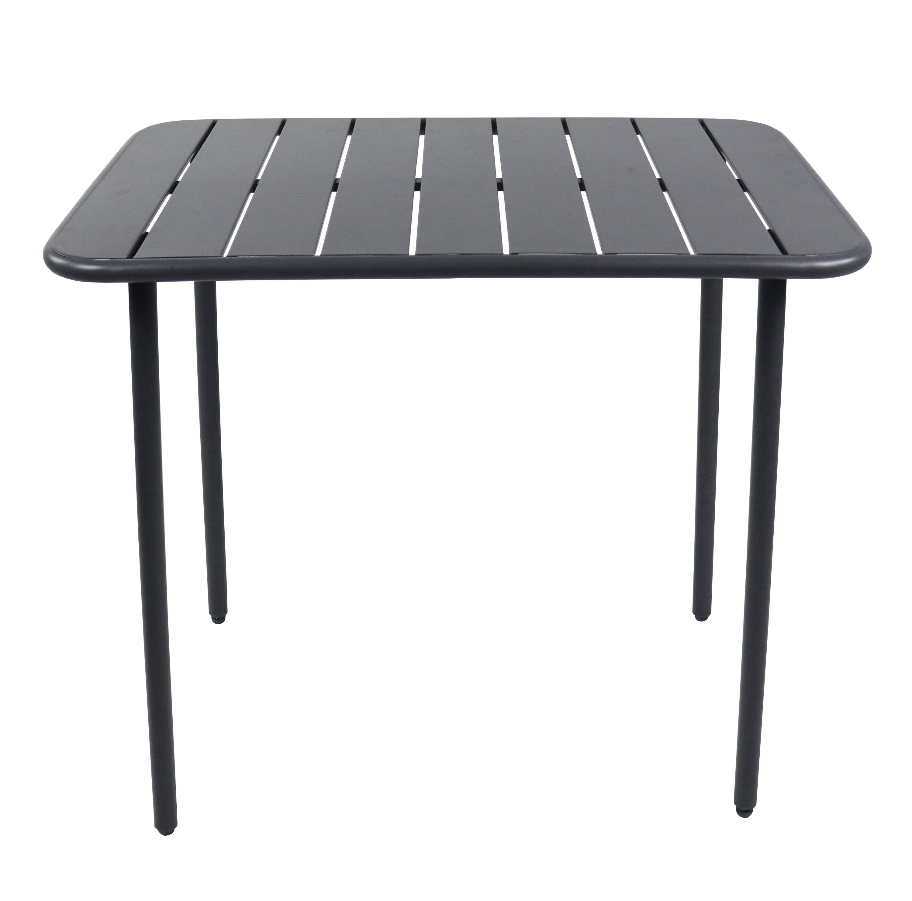VCM Gartentisch Metall Bistrotisch Balkontisch Sumila 80x55