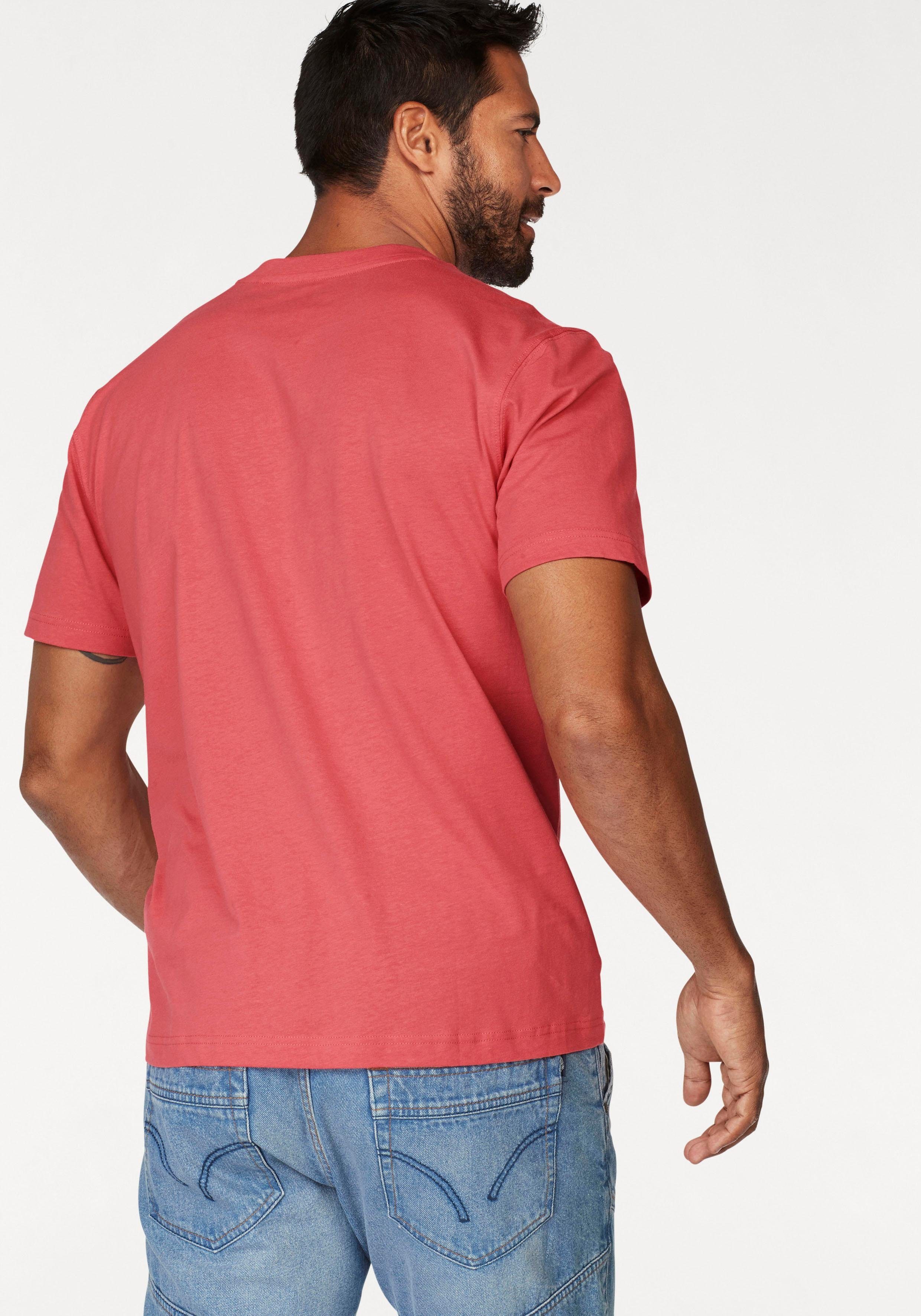 Man's World Rundhalsshirt kurzärmelig, lässige Passform, günstig online kaufen
