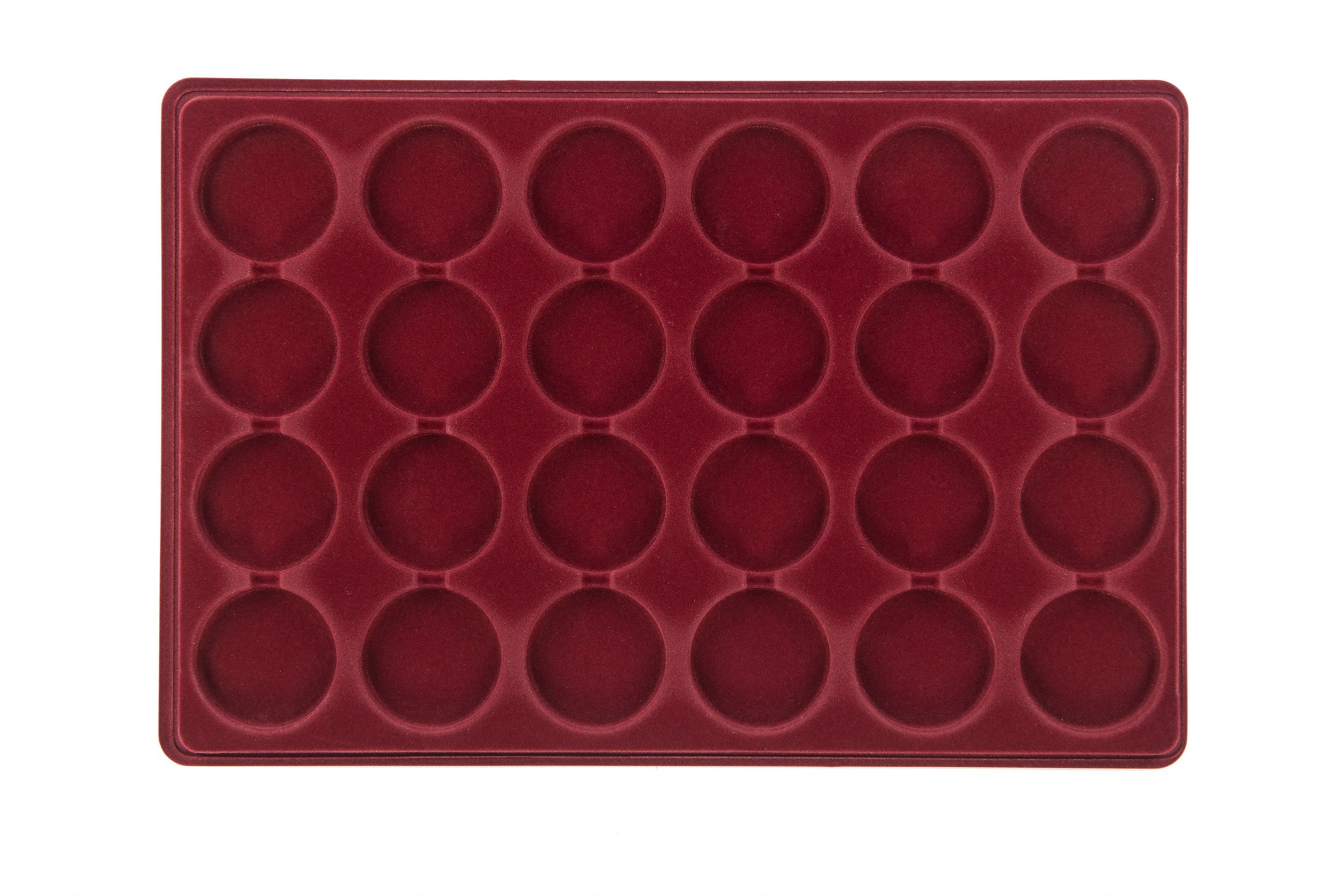 MC.Sammler Aufbewahrungsbox MC.Sammler Münztableau mit Schutzdeckel, Münzko günstig online kaufen