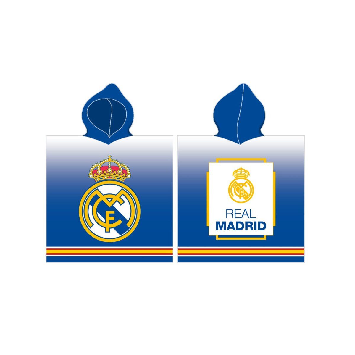 Real Madrid Poncho Real Madrid Poncho 55x110cm – Strandtuch mit Vereinslogo