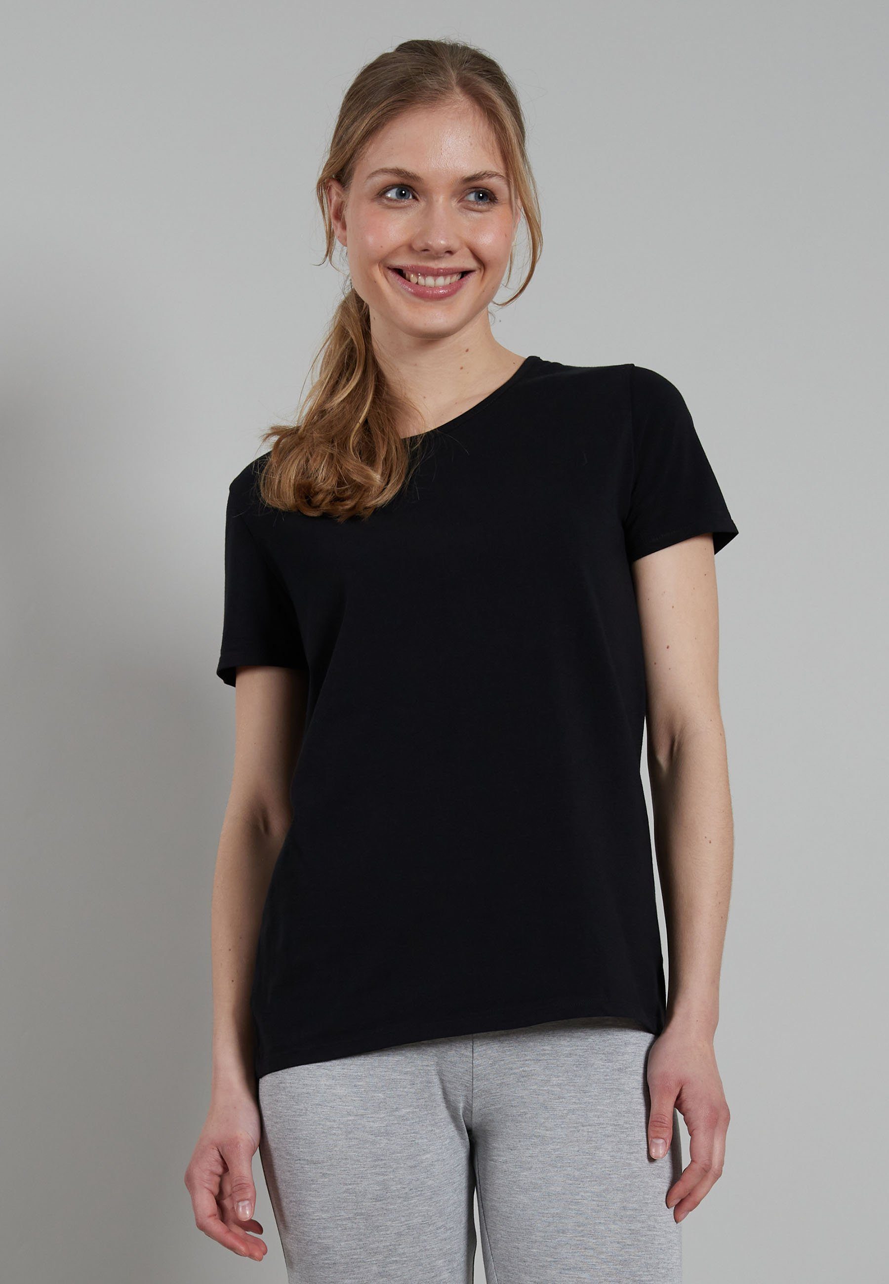 GÖTZBURG Unterziehshirt GÖTZBURG Damen Shirt schwarz günstig online kaufen