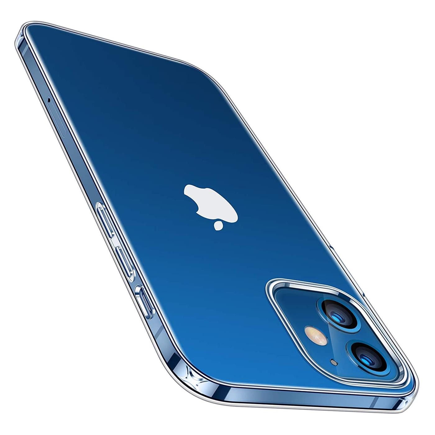 CoolGadget Handyhülle Transparent als 2in1 Schutz Cover Set für das Apple iPhone 13 Mini 5,4 Zoll, 2x Glas Display Schutz Folie + 1x TPU Case Hülle für iPhone 1 – Bild 5 von 5