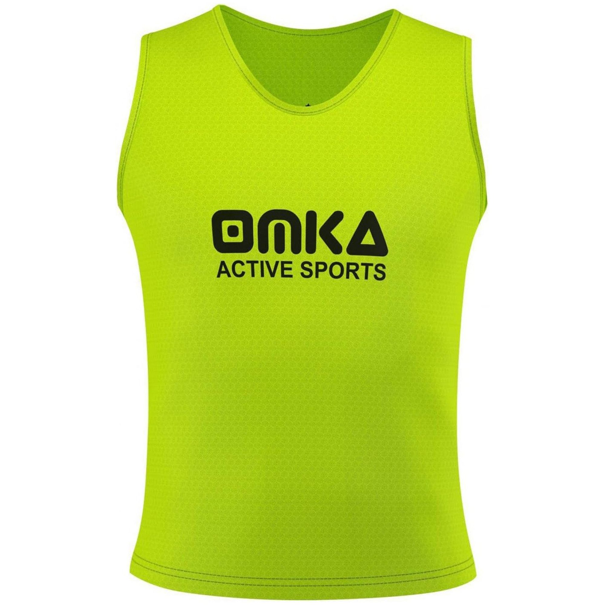 OMKA Trainingsleibchen OKLB01 6er Pack (Spar-Set, 6er-Pack) 6er Set OMKA Fußball Leibchen Trainingsleibchen
