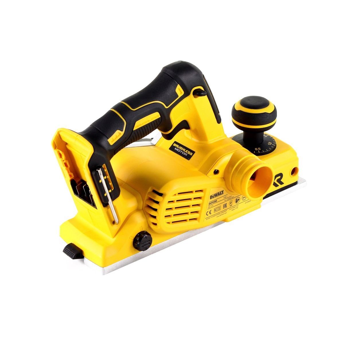 Hobel DeWalt 82mm N ohne ohne Akku, Ladege 18V Akku Bandschleifer Solo - Brushless DCP 580