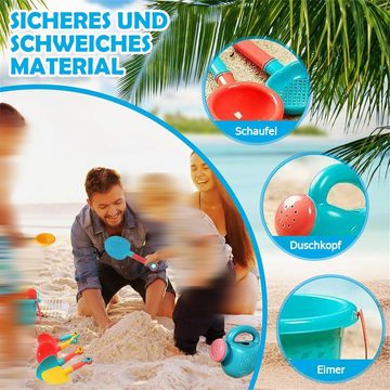 RefinedFlare Sandform-Set 18-teiliges Strand-Sandspielzeug-Set für Kinder, Jungen und Mädchen