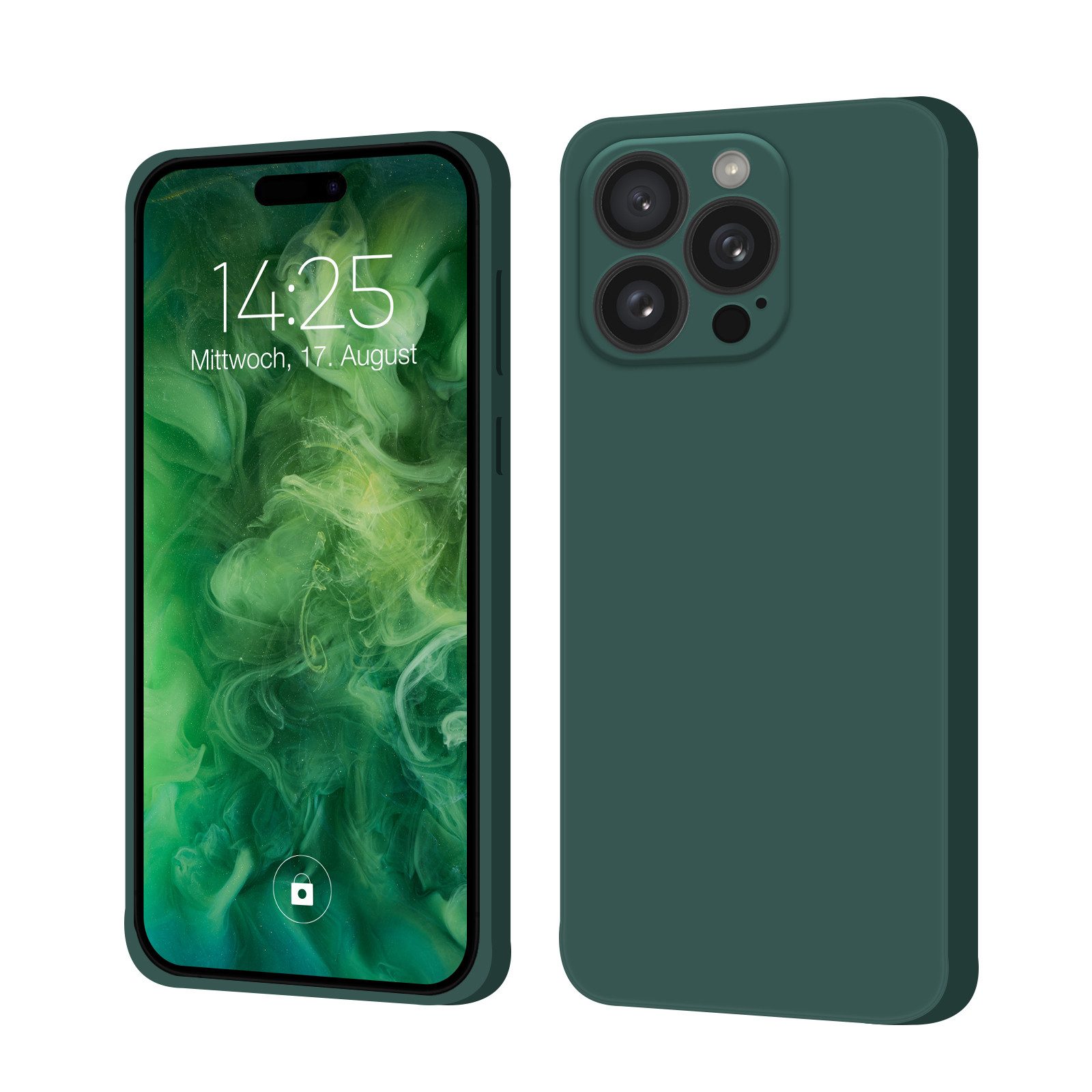 Tec-Expert Handyhülle SoftGrip Cover Hülle für Apple iPhone 16 Pro, Handy Case Bumper integrierter Kameraschutz flexibel