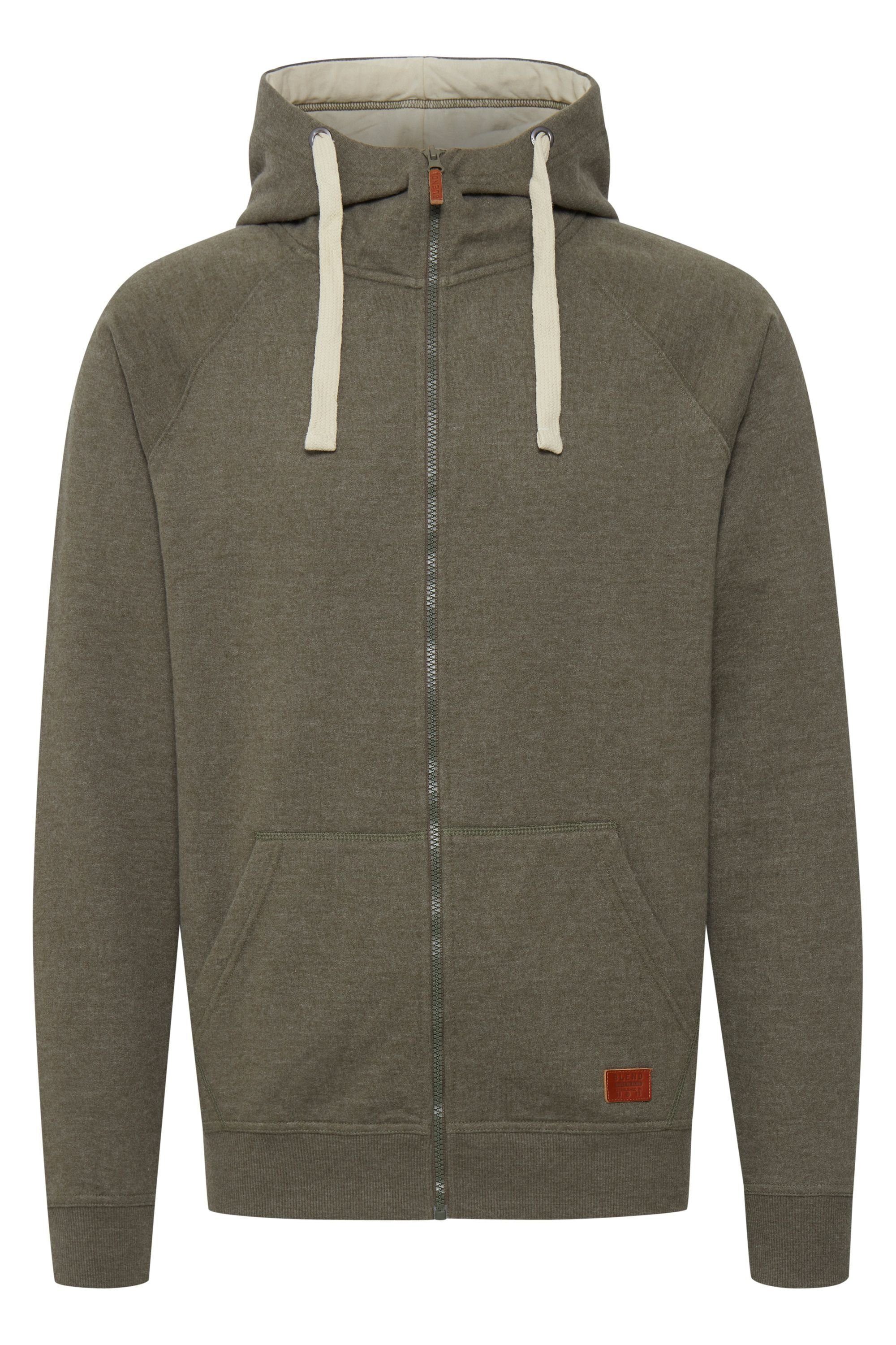 Blend Kapuzensweatjacke BHSpeedy Stilvolle Kapuzensweatjacke mit hochabschließendem Kragen