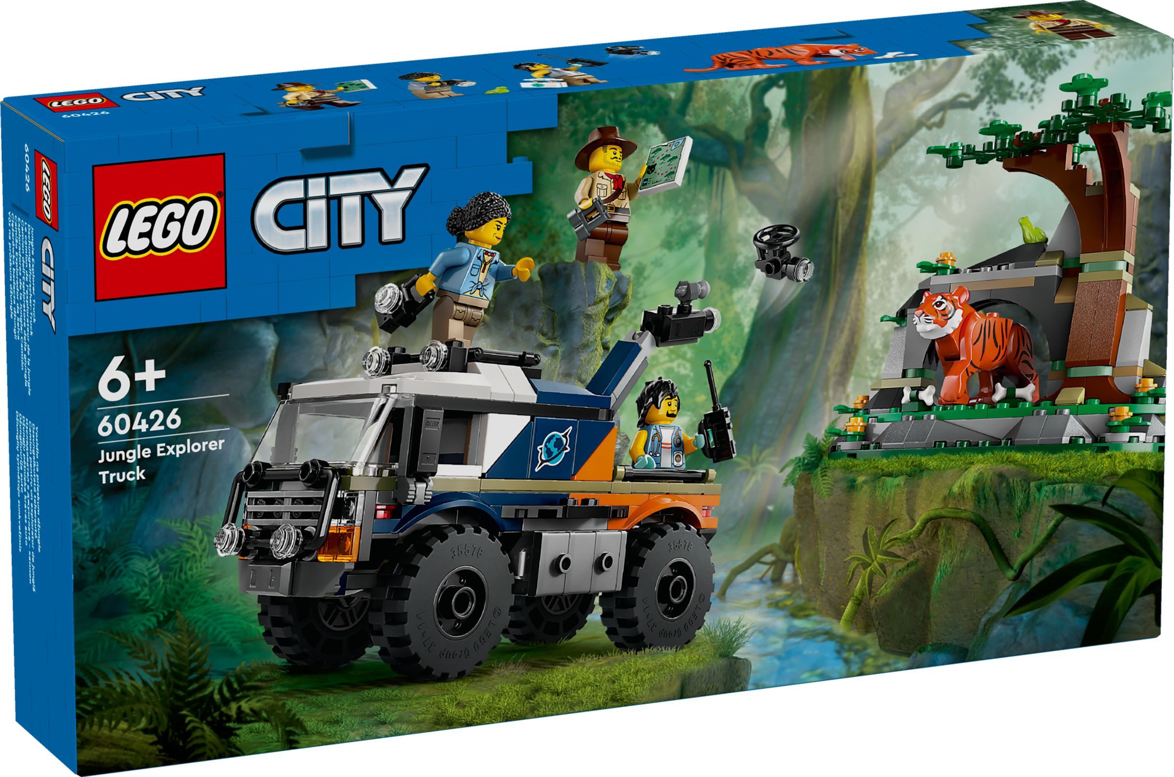 LEGO® LEGO® City 60426 Dschungelforscher-Truck Konstruktionsspielsteine, (314 St)