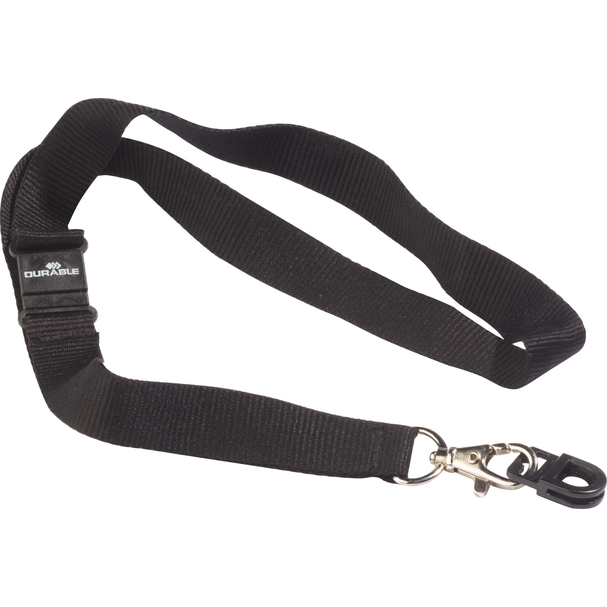 DURABLE Etui Durable Kartenhalter Card Fixsw 10St mit Textilband sw