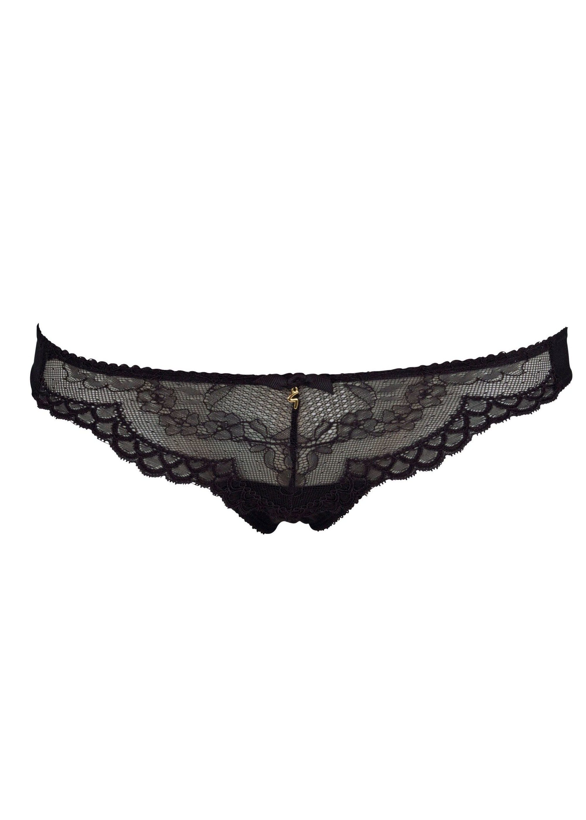 String Lace String Black XS