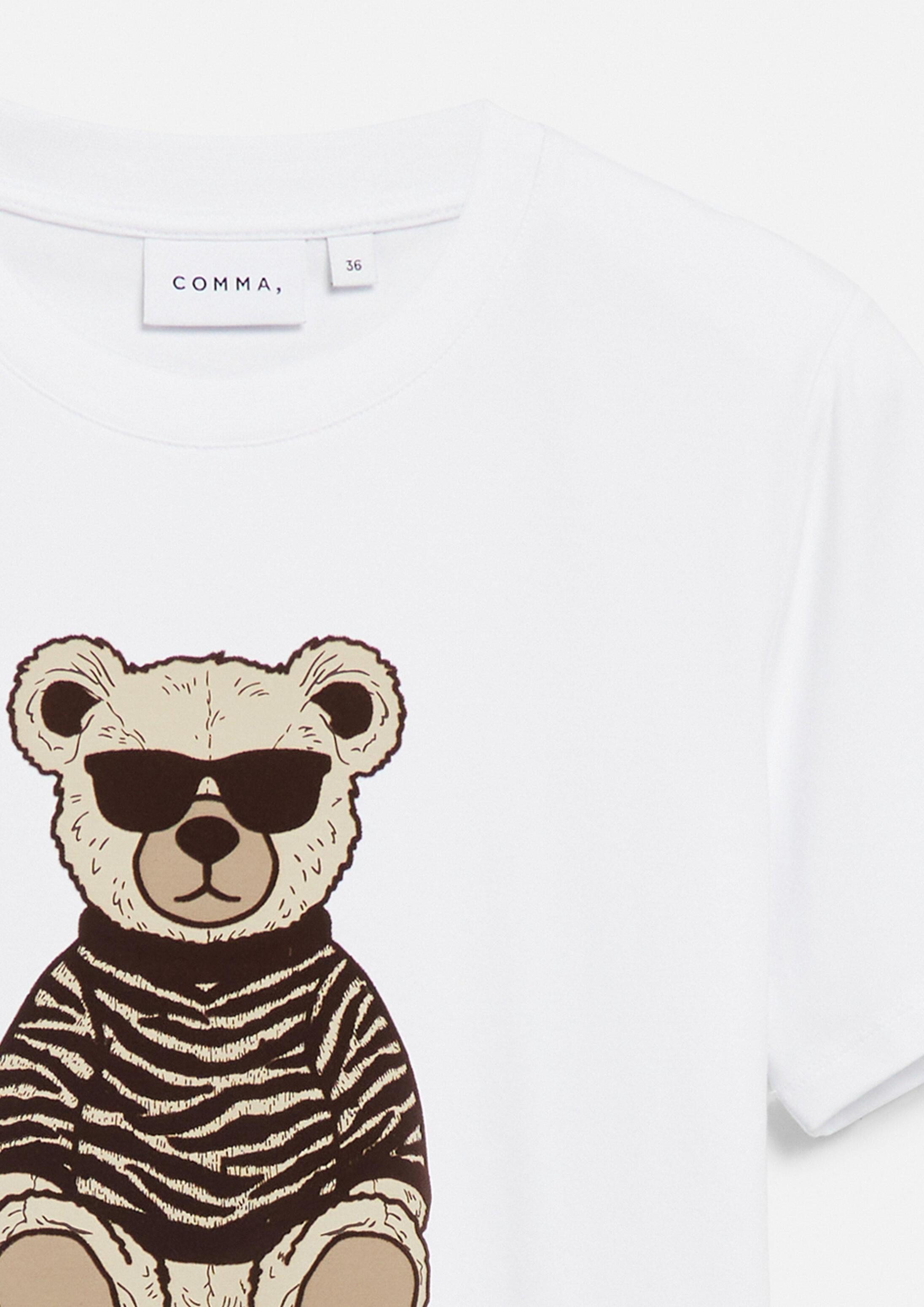 comma Kurzarmshirt T-Shirt T-Shirt