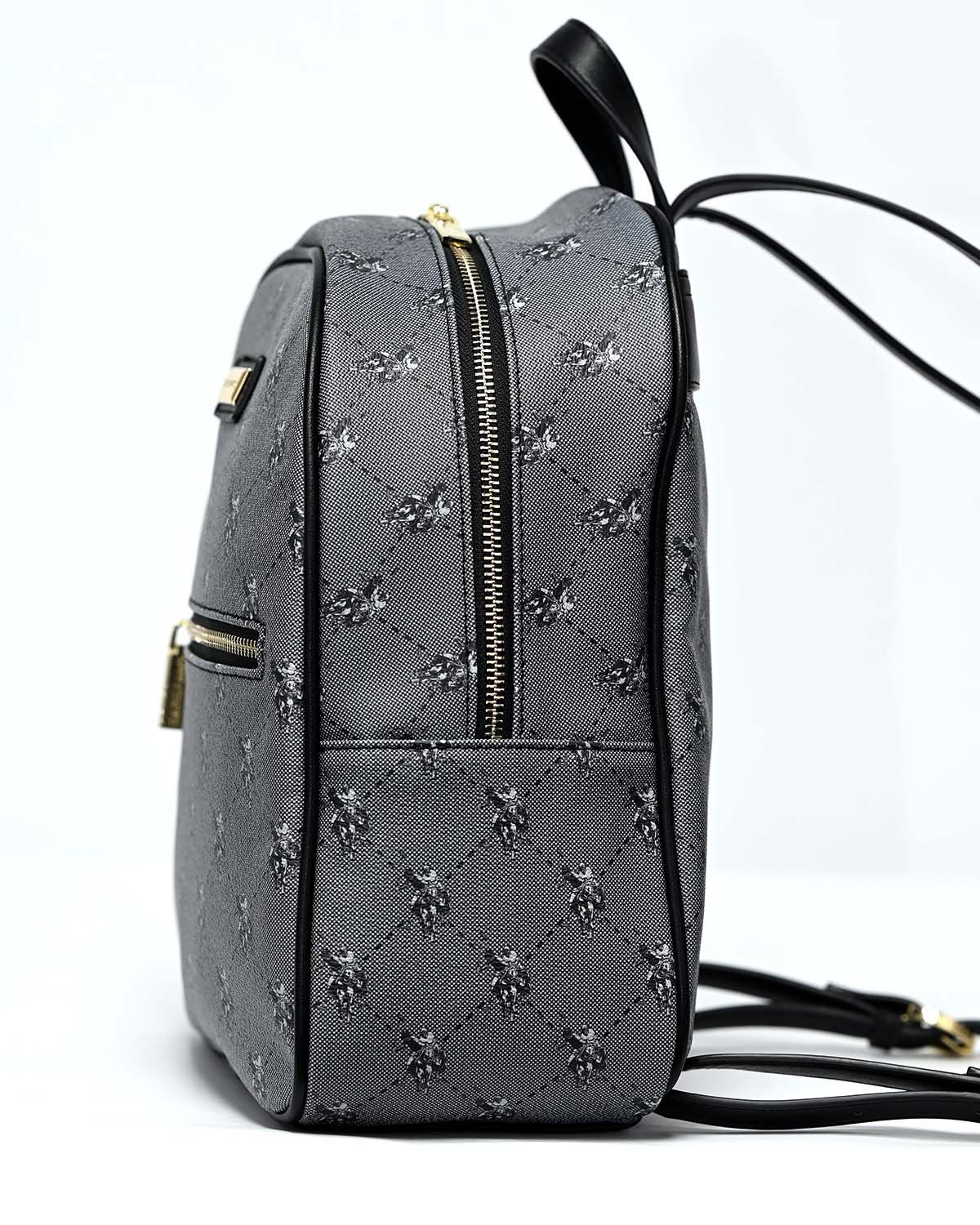 ASSN. printed Assn U.S. Cityrucksack Black Polo Bag PU US.Polo Hampton Backpack