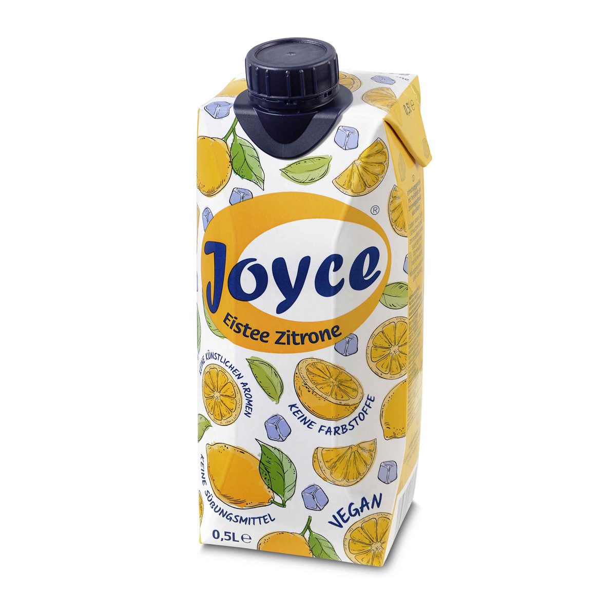 Joyce Tee, Joyce Eistee Zitrone Erfrischungsgetränk Schwarztee Kalorienarm 500ml