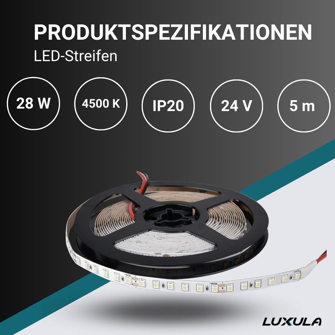 LUXULA LED-Streifen LUXULA LED-Streifen 6 W/m 4500 K neutralweiß