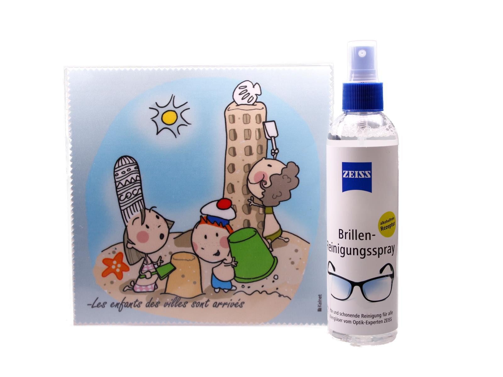 Brillenetui Mikrofasertuch "Sandburg" Größe 18,5*18,5 cm von La Kelnet