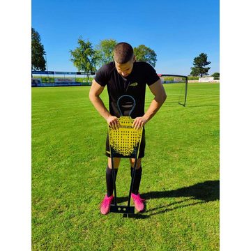Power Shot Trainingshilfe Fußball-Dummy-Set Junior, Ideal für Freistoß- und Slalomübungen