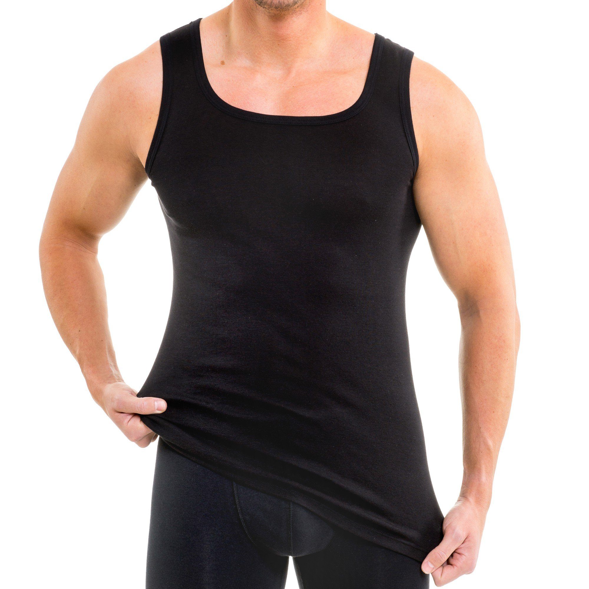 HERMKO Unterhemd 16025 Herren Tank Top angenehm weich Dank Modal exclusive günstig online kaufen