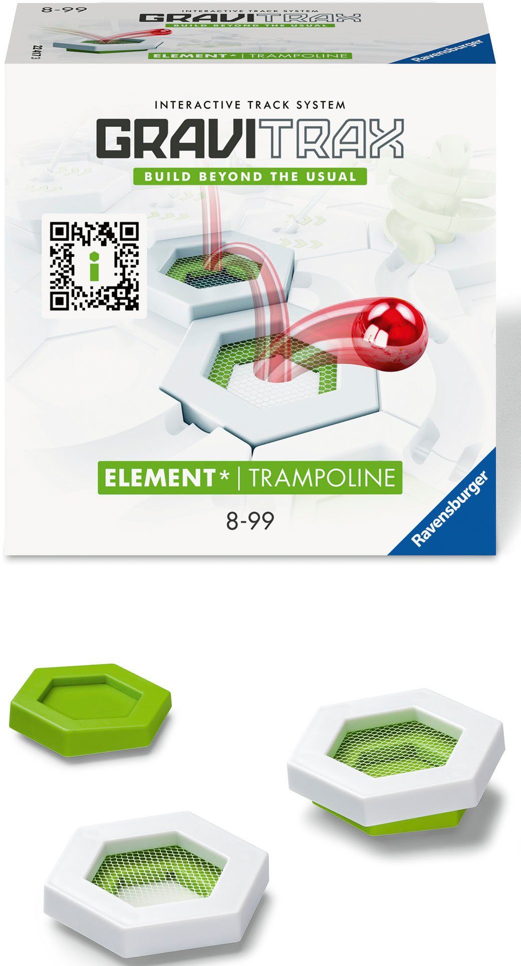 Ravensburger Kugelbahn-Bausatz GraviTrax Element Trampoline, Made in Europe günstig online kaufen