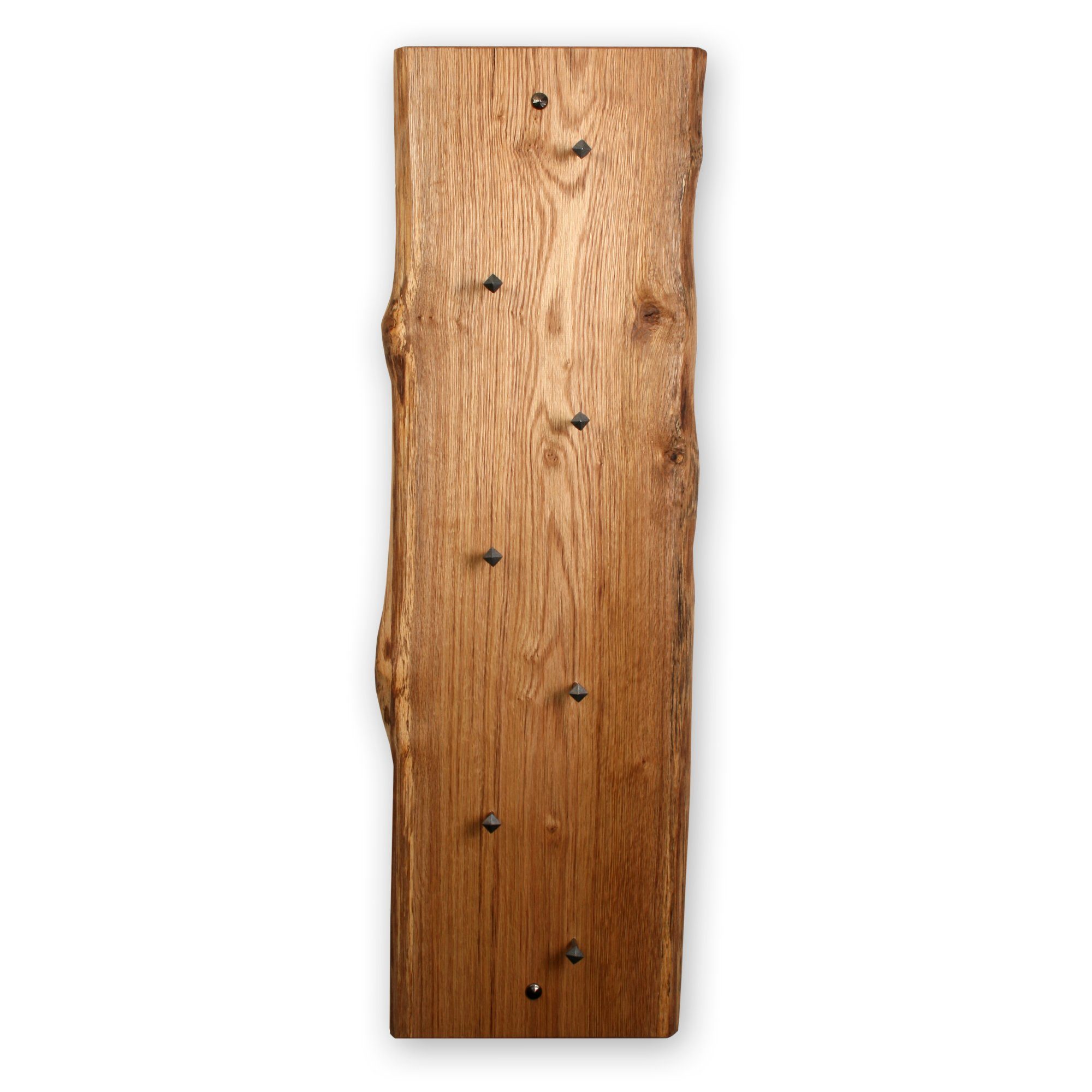 Kreative Feder Wandgarderobe »Wandgarderobe Eiche aus geräuchertem  Eichenholz«, 7 Haken, Garderobe aus hochwertigem Echtholz mit stylischen  Eisennägeln online kaufen | OTTO