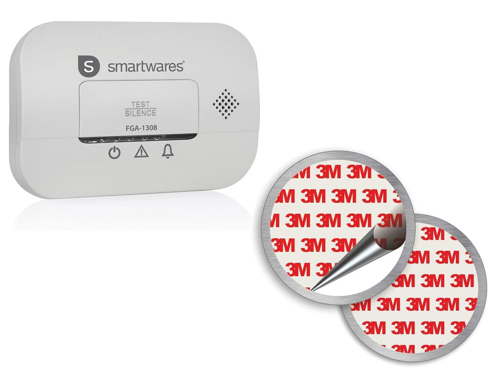 smartwares Детектор co (Kohlenmonoxid Melder CO Messer Warngerät-e Warner Kaminofen Gas-Therme)