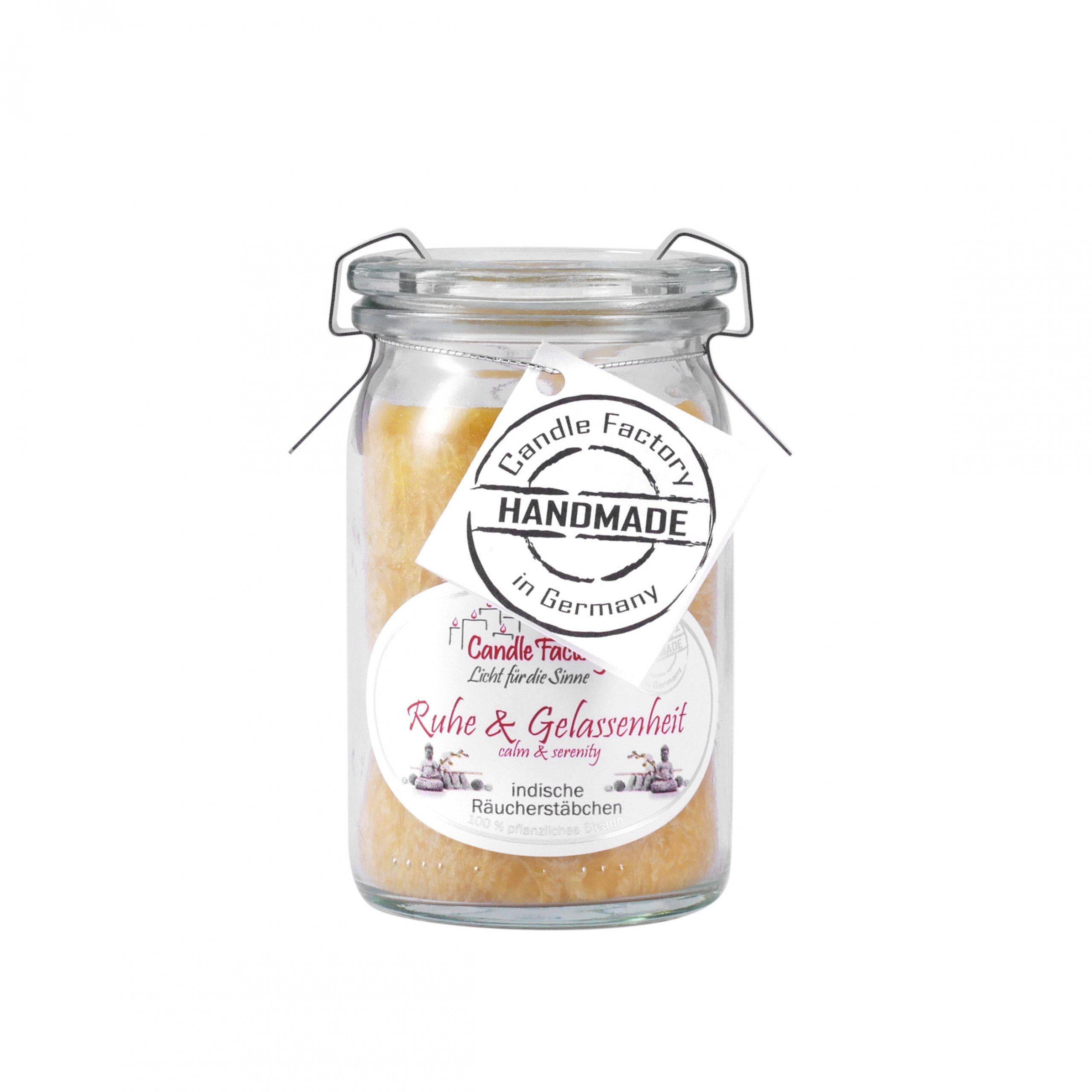 Candle Factory Duftkerze Candle Factory Baby Jumbo Ruhe & Gelassenheit Duftkerze Dekokerze
