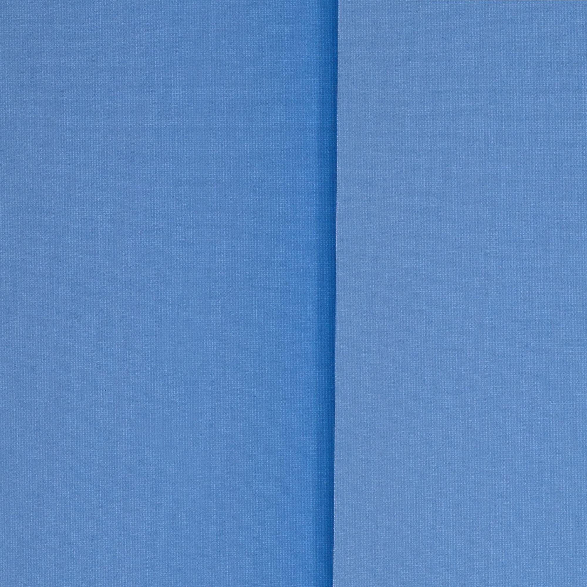 Bohren Vertikalanlage blau mm, Lamellenvorhang 89 Liedeco, mit