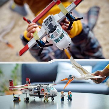LEGO® Konstruktionsspielsteine »Quetzalcoatlus: Flugzeug-Überfall (76947), LEGO® Jurassic World«, (306 St), Made in Europe