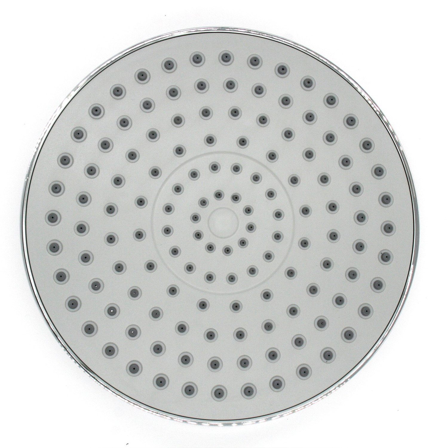 Bürstenking Regenduschkopf Regendusche Duschkopf Ø 23 cm, Regenduschkopf – mit Kugelgelenk, Chrom, chromfarben, Regenduschkopf, Antikalk-Silikondüsen, verstellbar