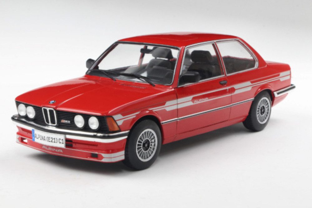 Solido Modellauto BMW Alpina E21 C1 2.3 1980 rot, Maßstab 1:18