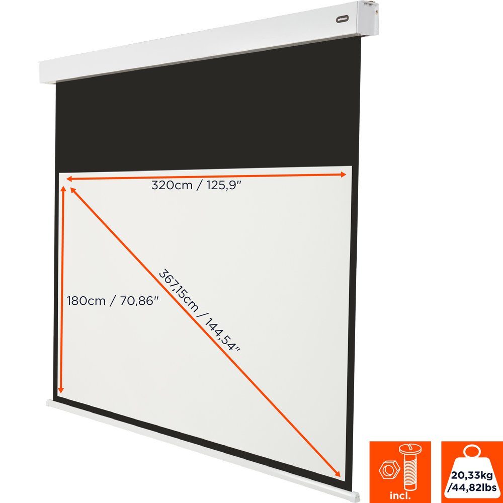 Celexon Professional Plus Motorleinwand (black_backside)