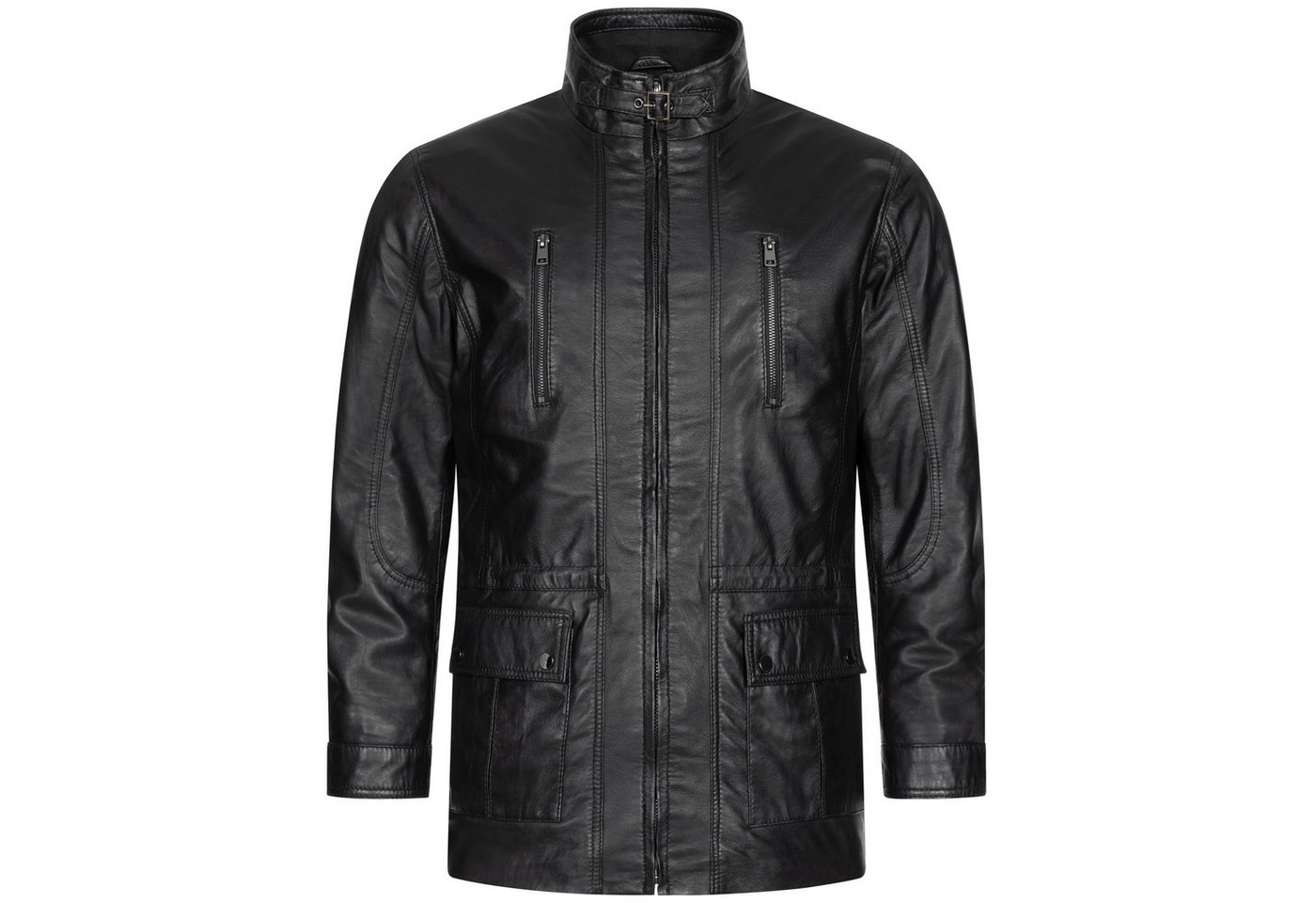 Mouflon Lederjacke Chris Herren Echtleder Leder Jacke Long