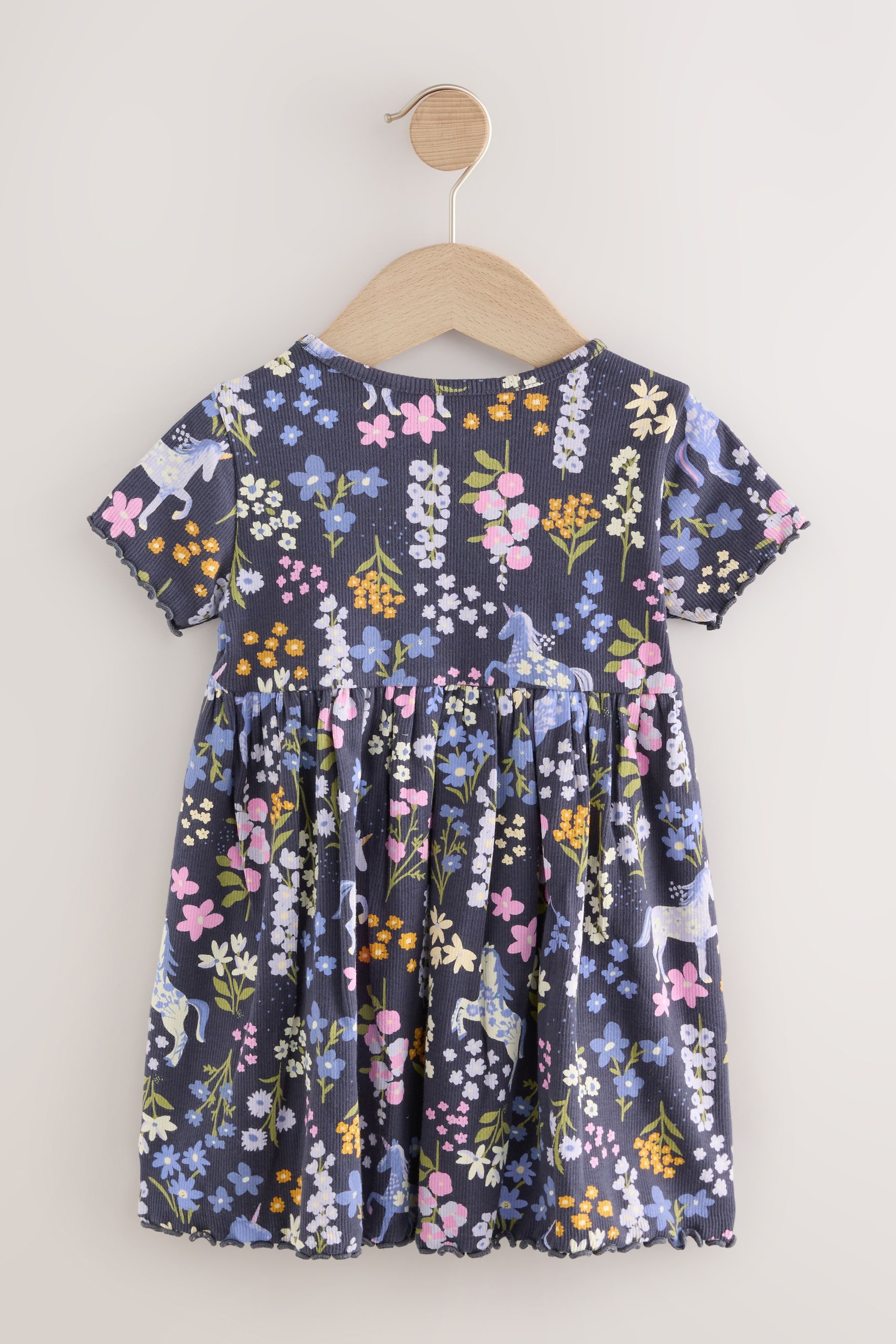 Next Jerseykleid Kurzärmeliges Jersey-Sommerkleid (1-tlg) günstig online kaufen