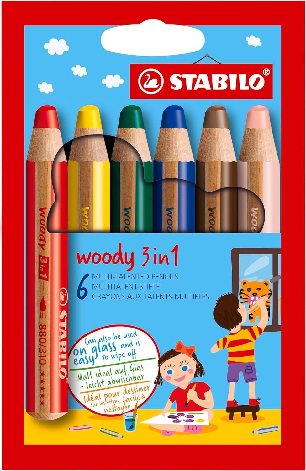 Buntstift Woody 3 in 1