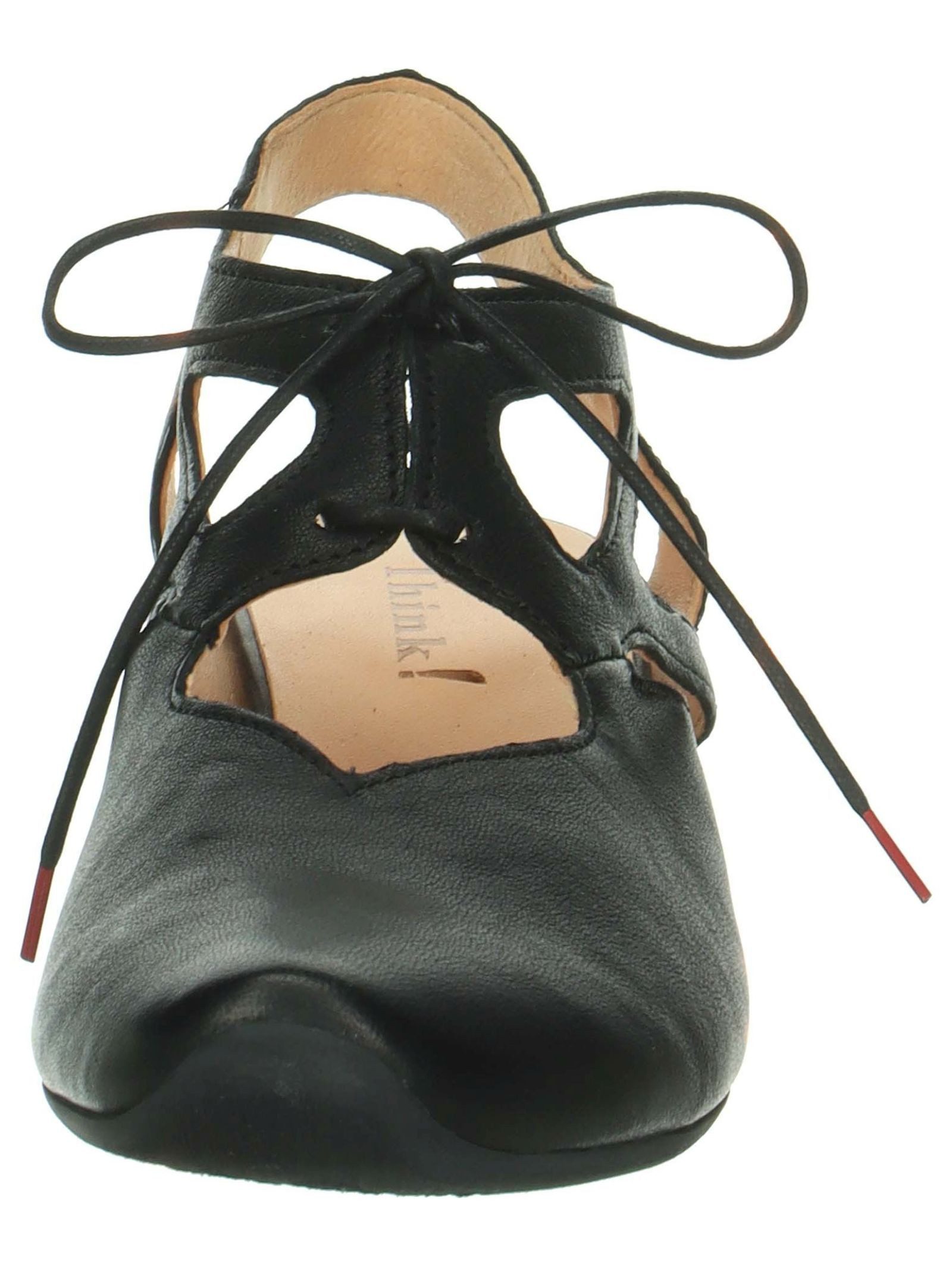 Think! Pumps Leder Schnürpumps