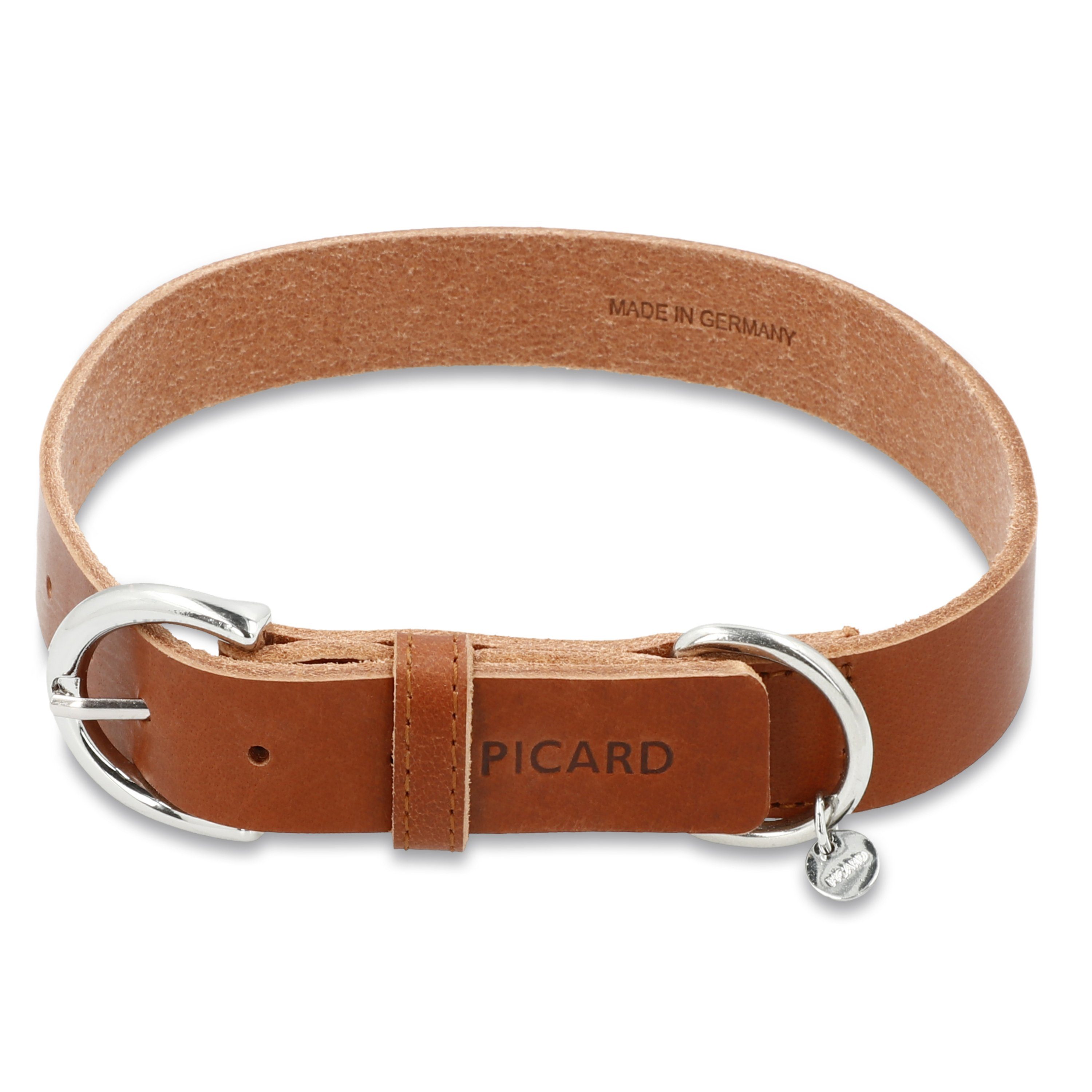 Picard Hunde-Halsband PICARD Hundehalsband Dog Collar Strolch Größe M, Echtleder