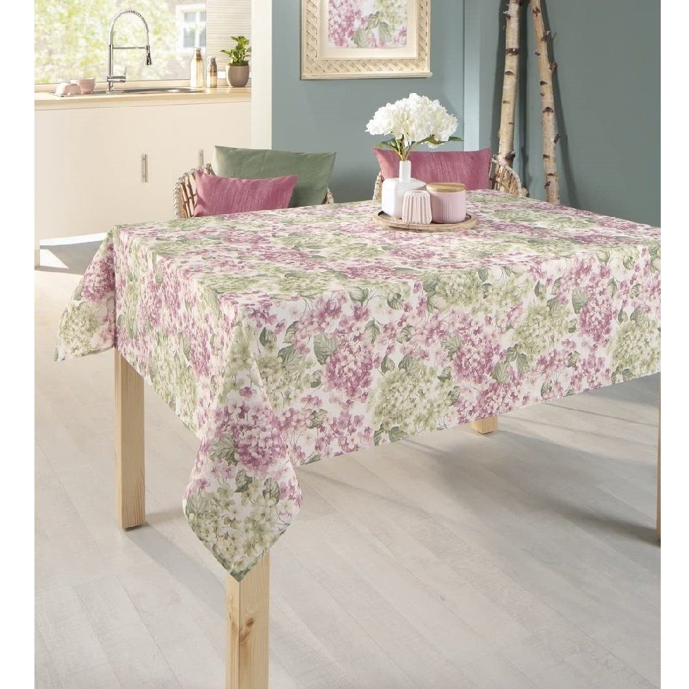 Emhelle Tischdecke Baumwolle Tischdecke Baumwolltischdecke Blumendruck günstig online kaufen