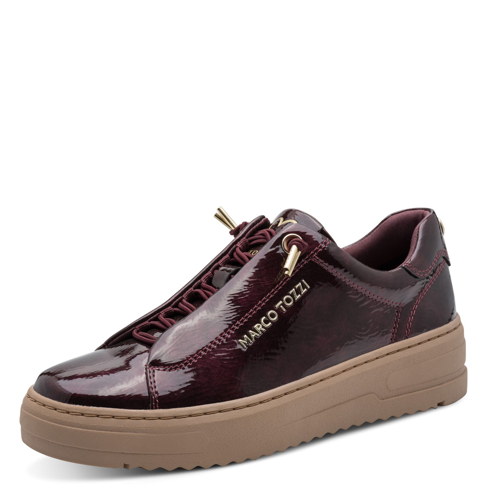 MARCO TOZZI Slip-On Sneaker Halbschuh, Freizeitschuh, Plateauschuh zum Schlupfen
