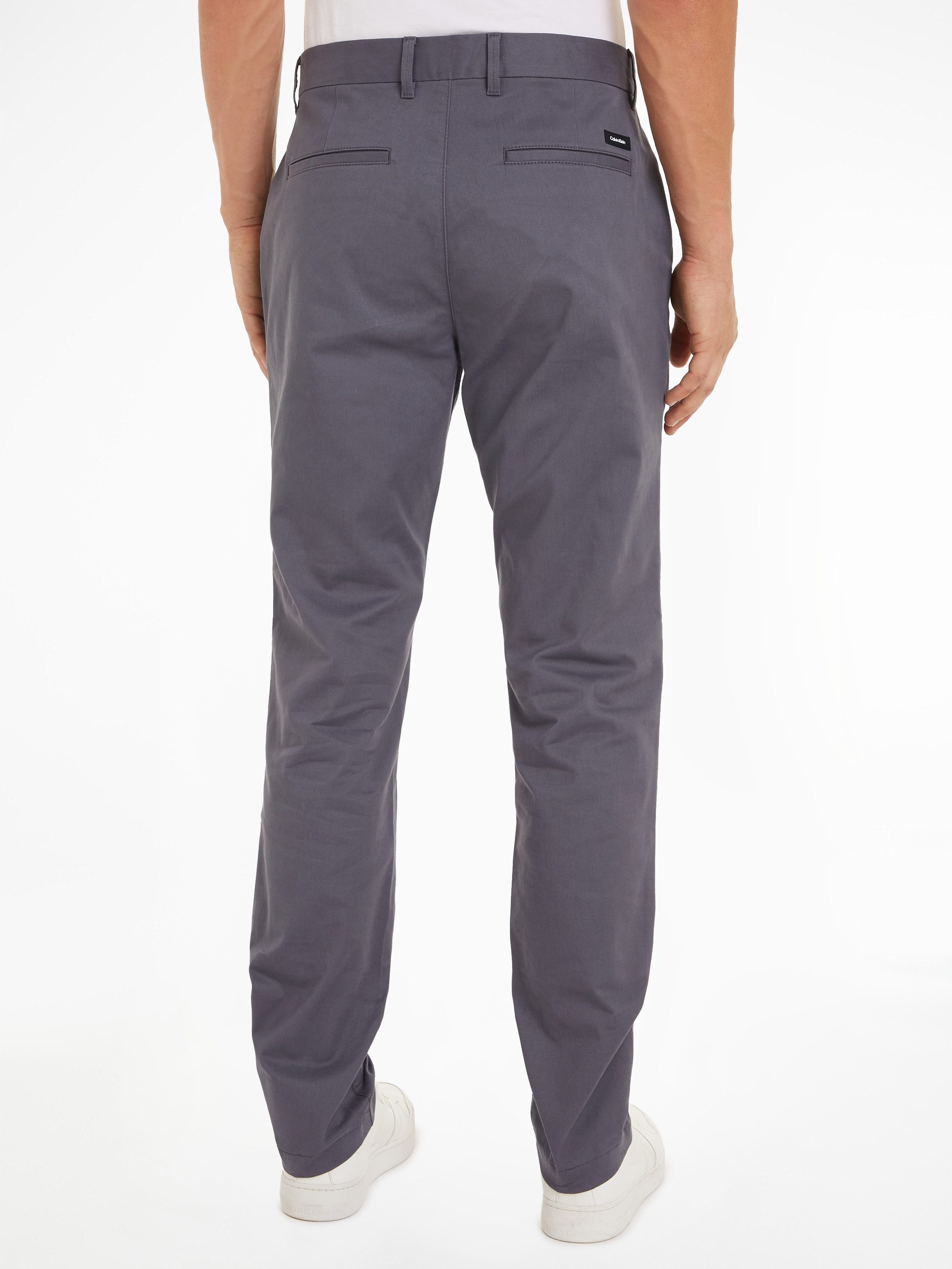 Calvin Klein Chinohose MODERN TWILL SLIM CHINO mit Logoprägung günstig online kaufen