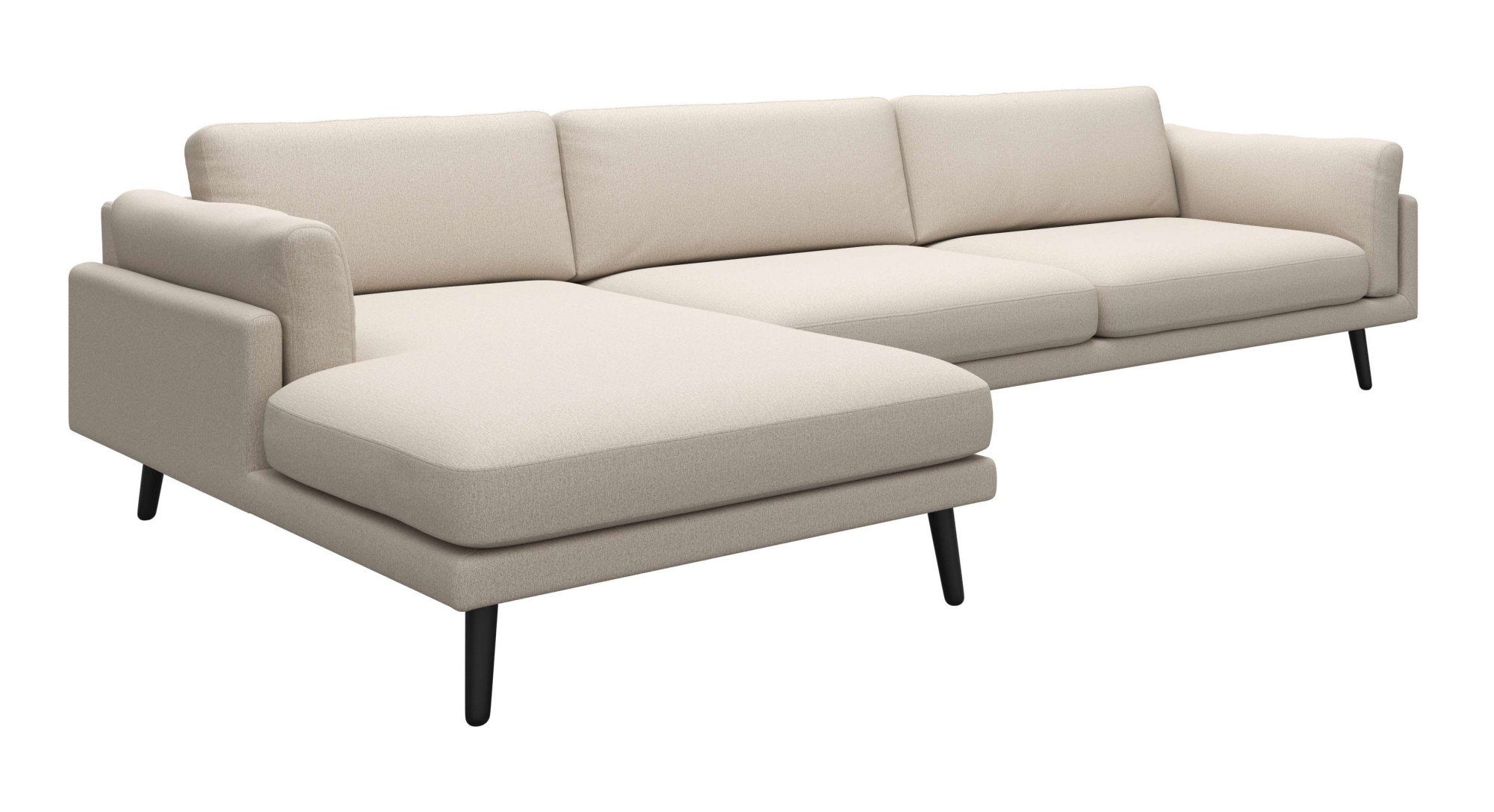 andas Ecksofa by Design Nørgaard Anders kuschlig, Wellenunterfederung, weich, mit Malvik