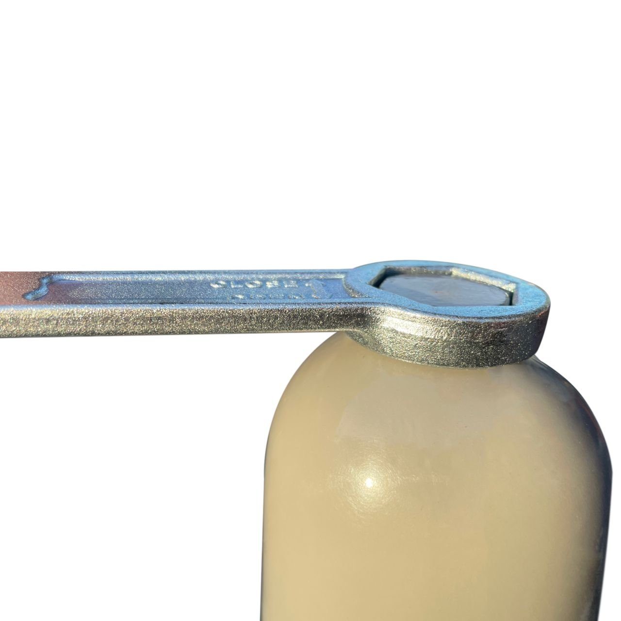 Gasflaschenschlüssel Ringschlüssel, BlueCraft für technischen die z.B. der Gase Ring- Argon Stahl-Kappe wie