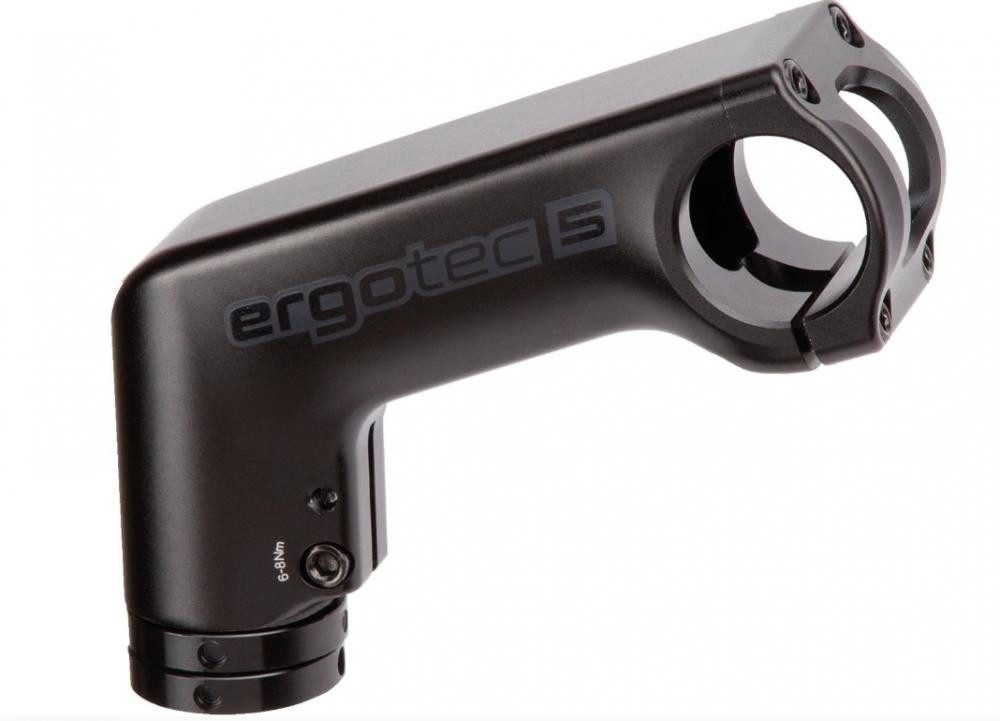 Ergotec Fahrradlenker ERGOTEC Vorbau Barracuda Ahead 110mm schwarz - Aluminium 6061 T6, 31,8