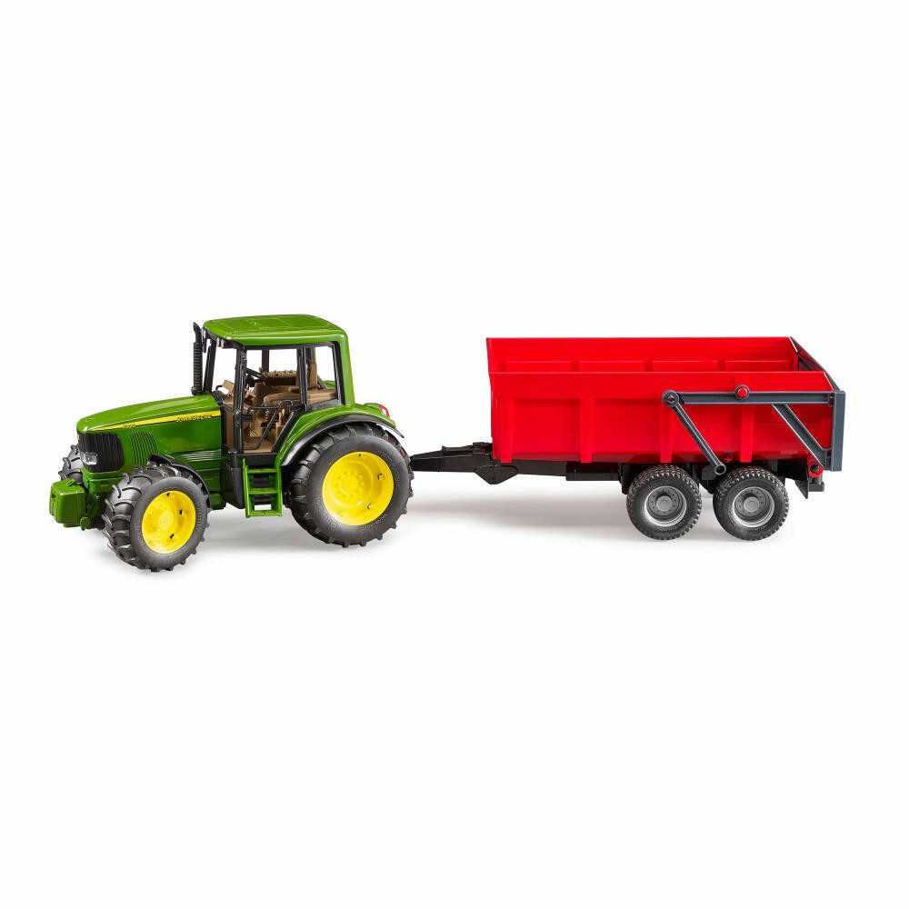 Spielzeug-Traktor John Deere 6920 mit Wannenkippanhänger